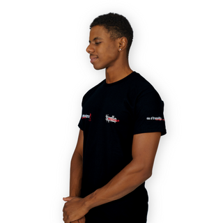 APOLLO MISSIONS Muscle Fit Tee — Sea of Tranquility | Black
