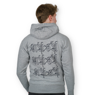NASA Punk Hoodie - Moon Grey