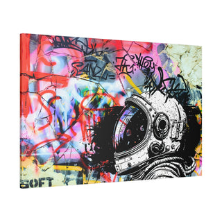 Urban Astronaut Canvas Print: Graffiti Odyssey Collection