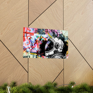 Urban Astronaut Matte Poster: Graffiti Odyssey Collection