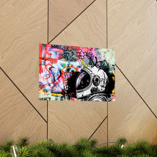 Urban Astronaut Matte Poster: Graffiti Odyssey Collection