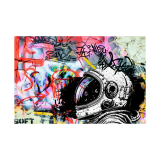 Urban Astronaut Matte Poster: Graffiti Odyssey Collection