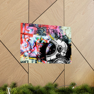 Urban Astronaut Matte Poster: Graffiti Odyssey Collection