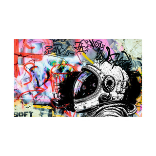 Urban Astronaut Matte Poster: Graffiti Odyssey Collection