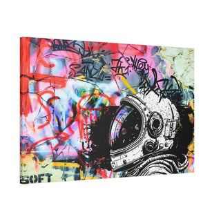 Urban Astronaut Canvas Print: Graffiti Odyssey Collection