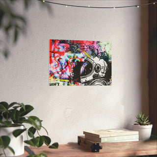 Urban Astronaut Matte Poster: Graffiti Odyssey Collection